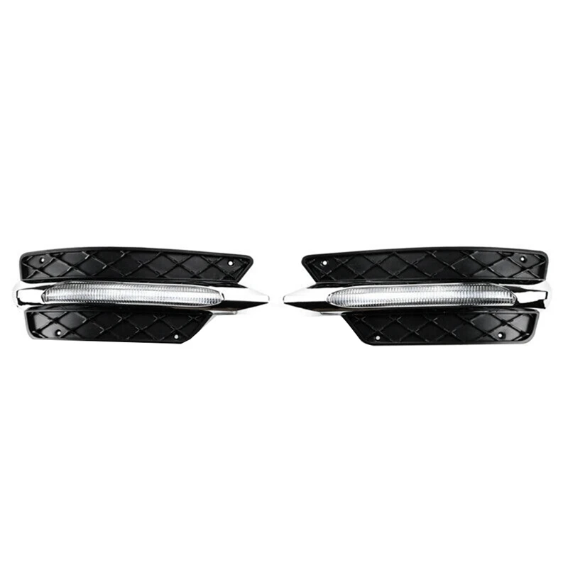 

2PCS LED Fog Lamp DRL Daytime Running Light Replacement Accessories For Mercedes Benz W204 C-Class C300 C280 Sport 2013-2014