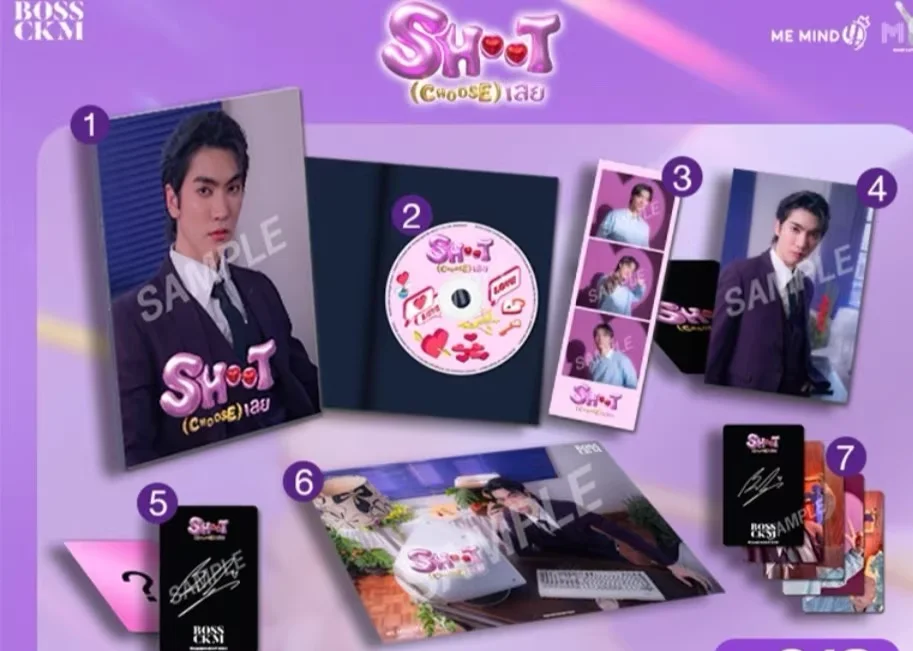 

Thai star BossCkm shoot loey Album set official original merchandise pre sale