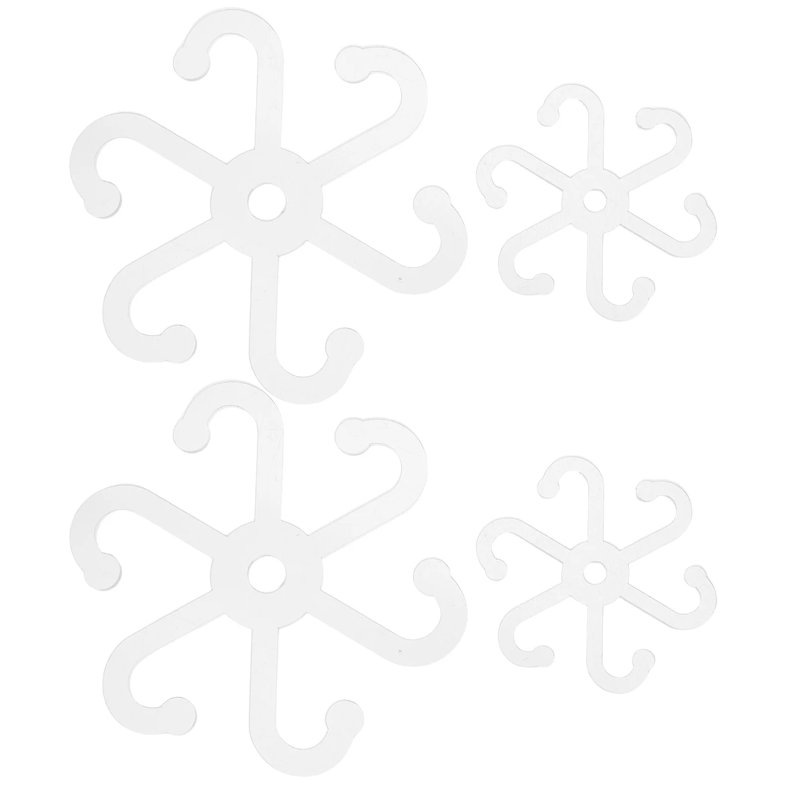 

4pcs Acrylic Plant Stem Supports Monstera Leaf Holder Ring Houseplant Growth Tools Outdoor Cultivation Accessories Reusable Leaf