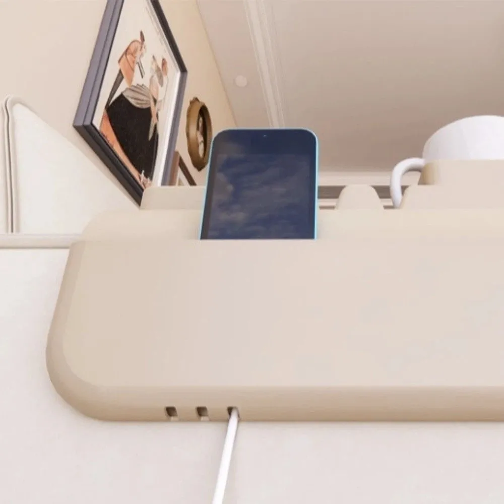 

Space Saver Sofa Hanging Storage Bag Non-Slip Silicone Couch Mini Table Easy To Storage Multifunctional Armrest Cup Holder Snack