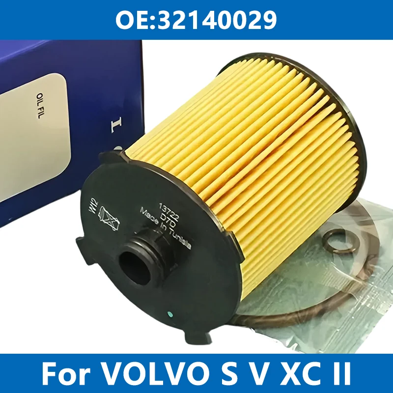 Car Engine Oil Filter Kit 32140029 For VOLVO S60 S80 S90 V40 V60 V70 V90 XC40 XC60 XC90 D2 D3 D4 D5 T3 T4 T5 T6 T8 2.0T I II III