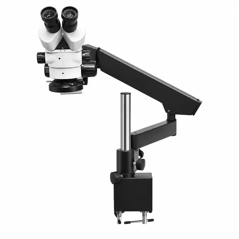 Precision Stereoscopic Microscope 7X-45X Binocular Jewelry Engraving Tool for Detailed Inspection Close-Up Work High