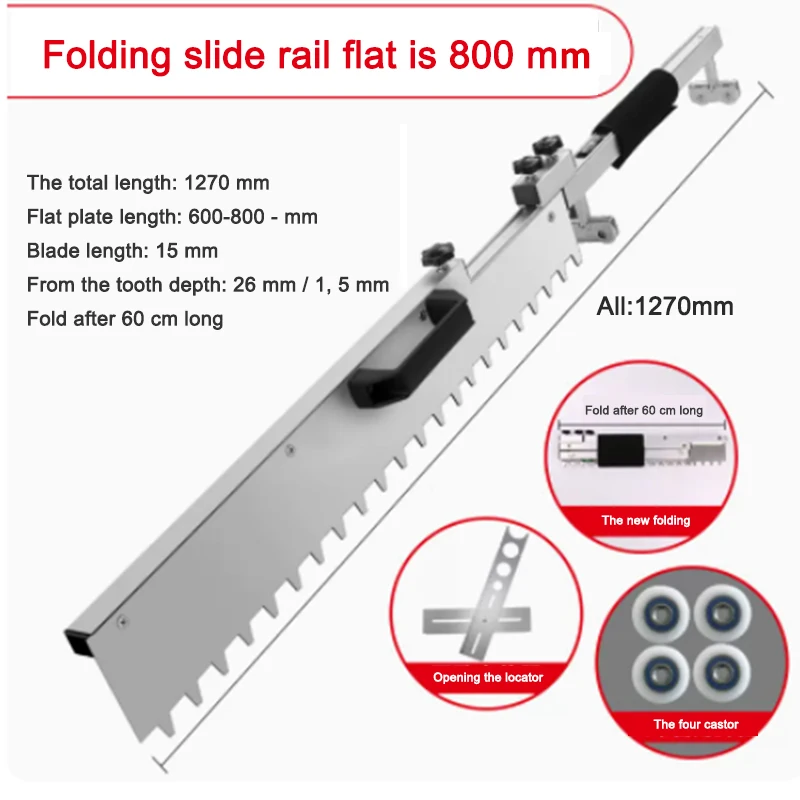 800MM1000MM Foldable Ceramic Tile Leveling Tool Sand Tile Leveling Auxiliary Tool Site Specific Sand Ruler Artifact