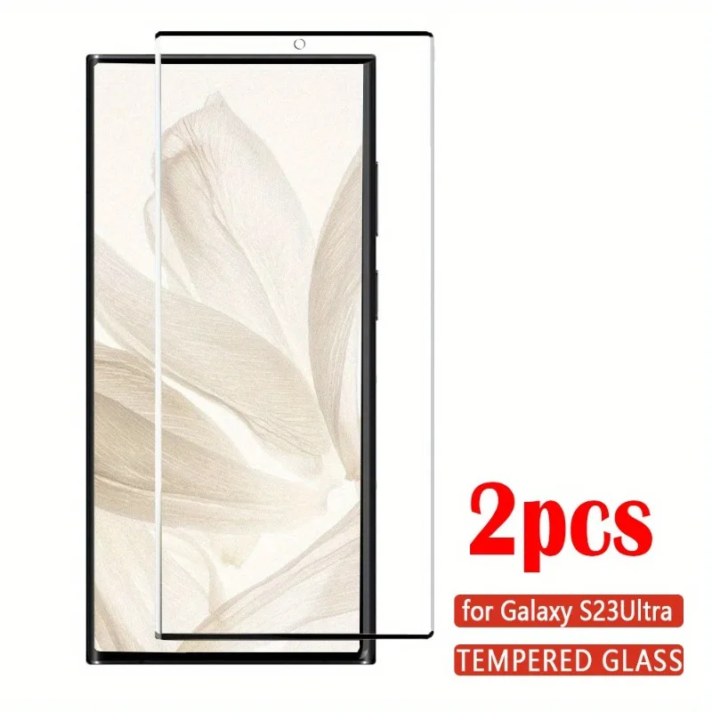 2Packs Tempered Glass Screen Protector For Samsung S24 Ultra S21 S22 S23 Ultra Plus S20 S21 S23 S24 FE S8 S9 S10 Plus Glass