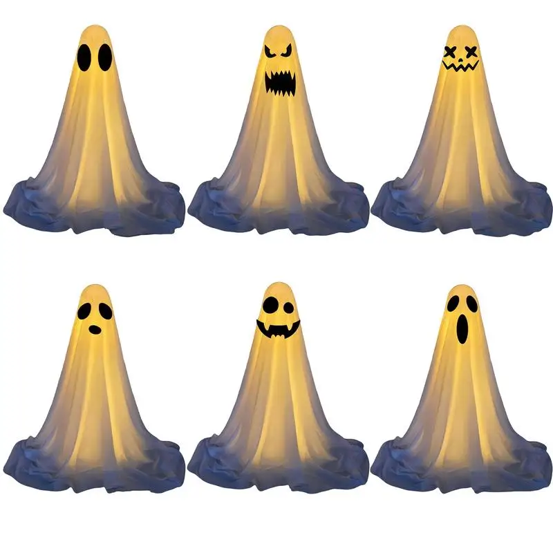 

Halloween Light Up Ghost LED Glowing Standing Ghosts Party Decorations Halloween Parties Haunted Houses Decorations Ghost