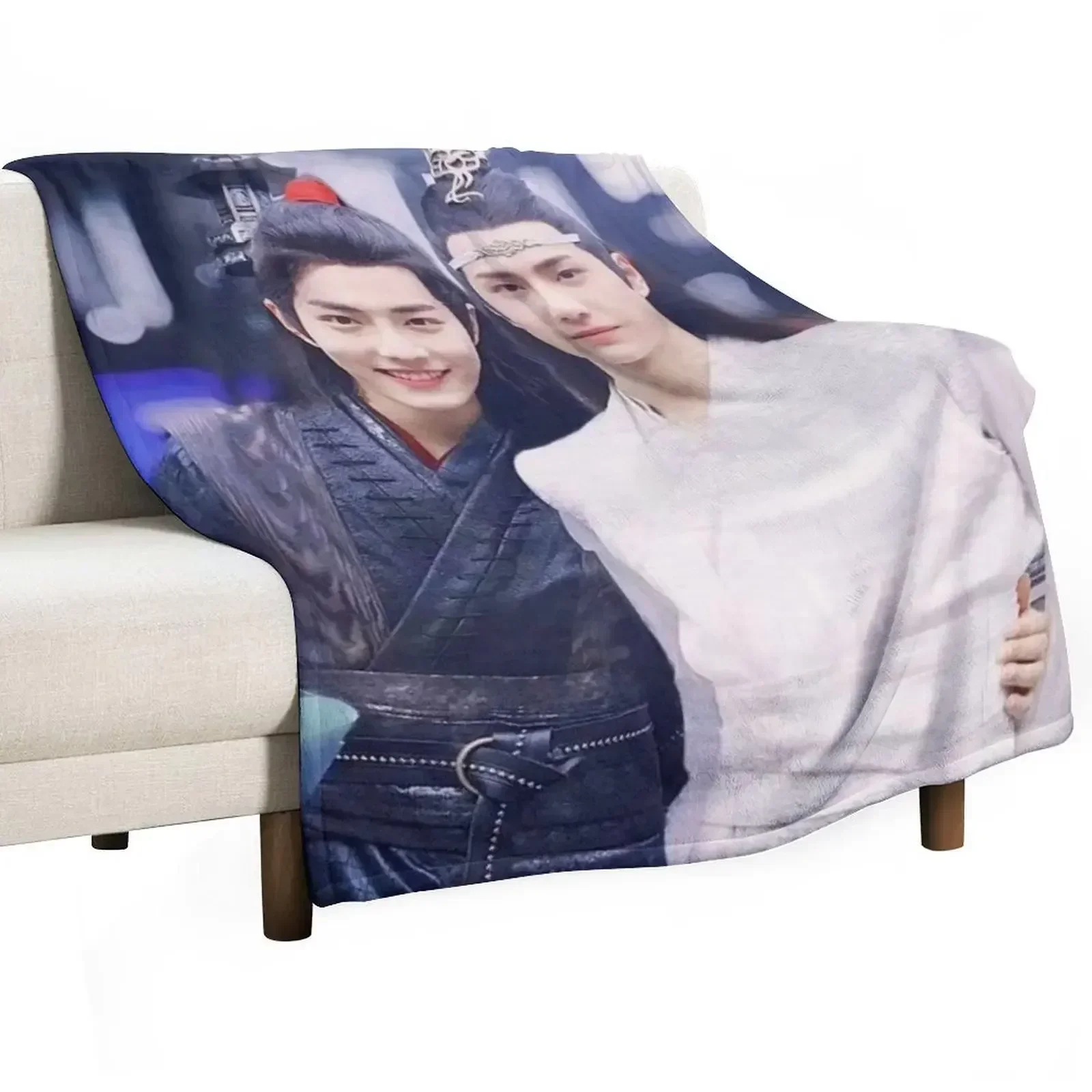 The Untamed TGCF Throw Blanket Thermal Sofa Throw Plush manga for sofa Polar Blankets