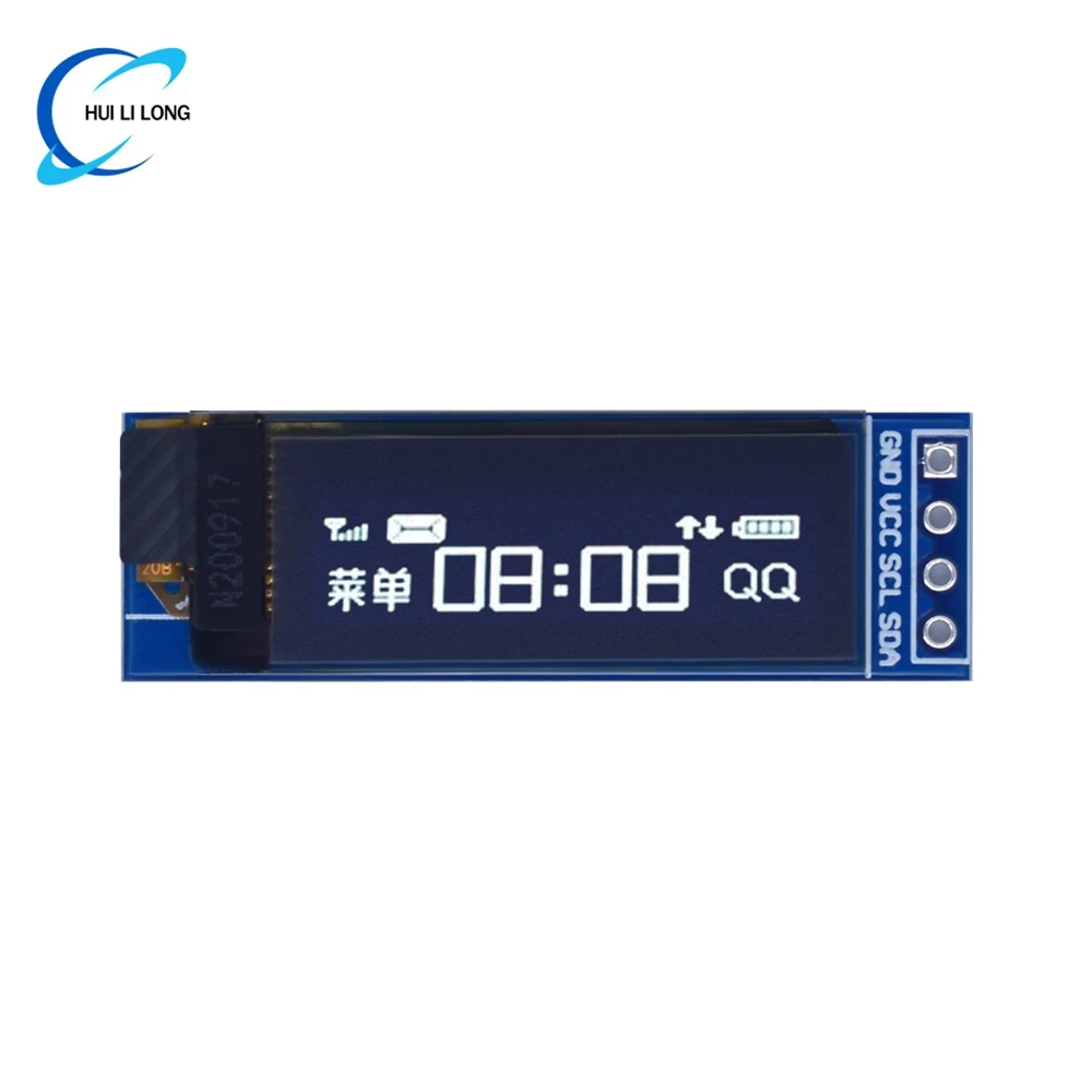 WAVGAT 0.91 inch OLED module 0.91" Blue White OLED 128X32 OLED LCD LED Display Module 0.91" IIC Communicate