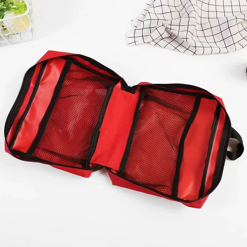 1pc Leere Erste Hilfe Kit Tragbare Medizin Pillen Bandagen Medizin Lagerung Tasche Organizer Fall Zipper Notfall Medizinische Kit