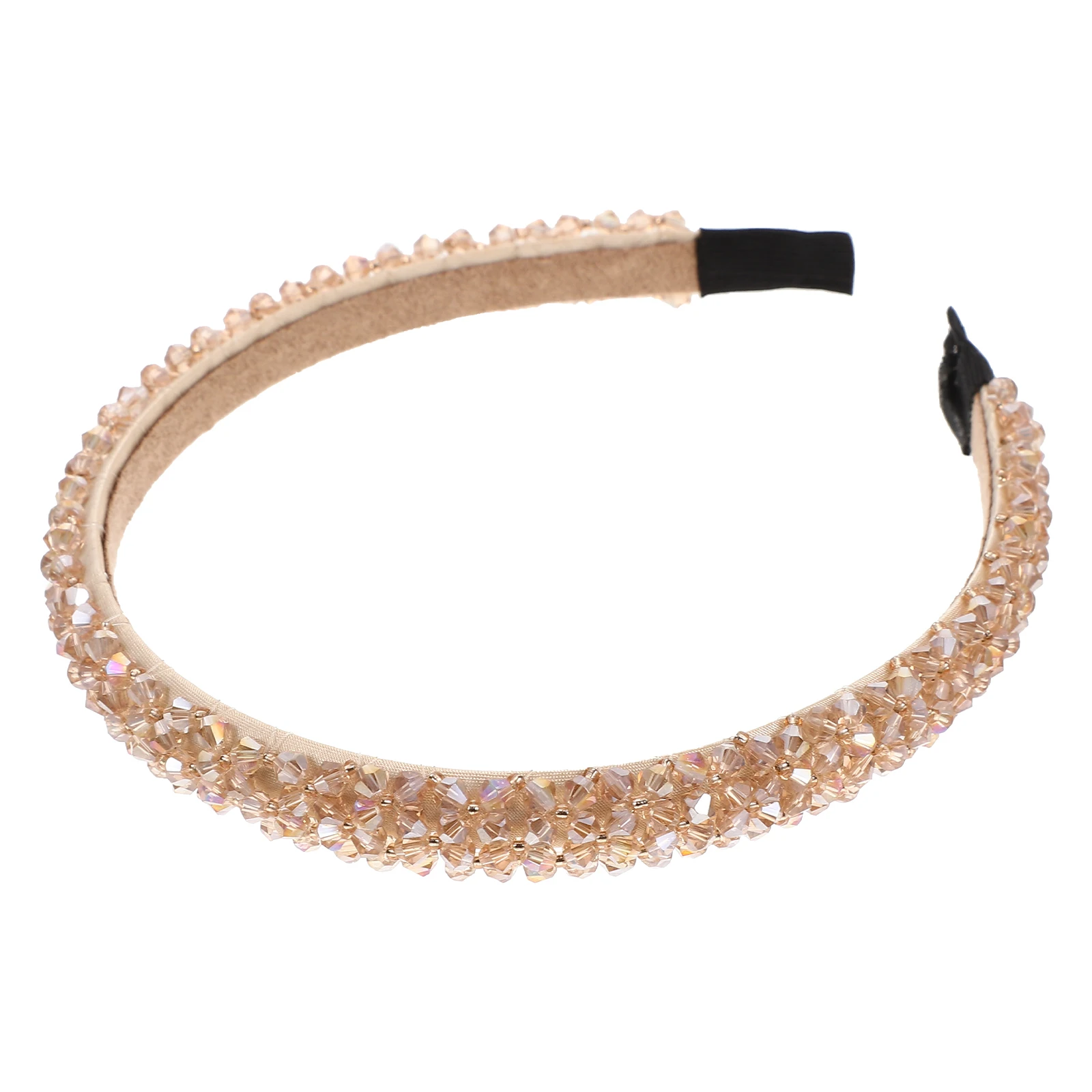 Beaded Headband Vintage Elegant Headdress For Women Party Banquet Headbands Hair Decor Accessory