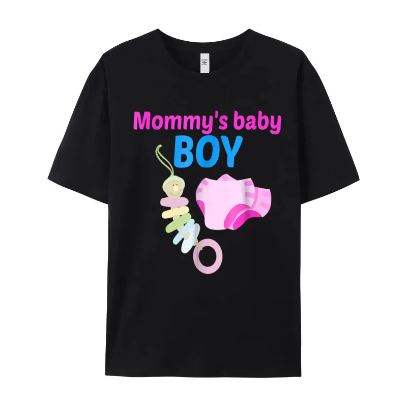 Male Discount Casual Tops Tees Crew Neck Summer All Cotton T-Shirt Outdoor Short Sleeve Mommy Baby Boy Diaper Love Tops Shirts