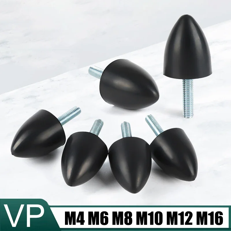 Male Thread Rubber Shock Absorber Anti Vibration Mount Damper Lsolator M4 - M16