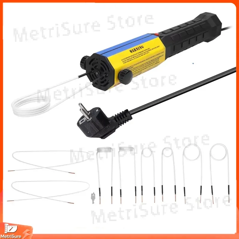Portable Induction Heater 8 Piece Tool Set Rusty Bolt Remover Automotive Heating Without Fire Car Repair Kit Wrench Socket