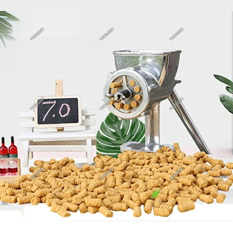 Small Household Manual Feed Pellet Mill, Feed Pellet Making Machine For Fish Poultry Rabbit Bird Animal Nutrition & Pet Care