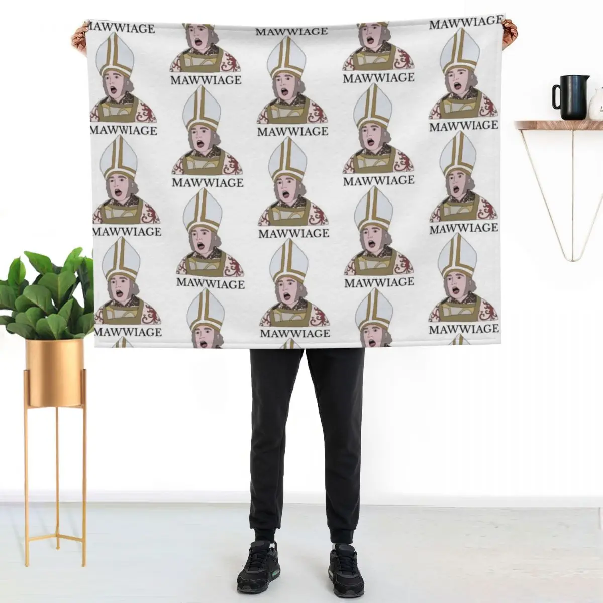 Officiant Princess Bride with text Throw Blanket Luxury Brand Weighted cosplay anime halloween Retros Blankets