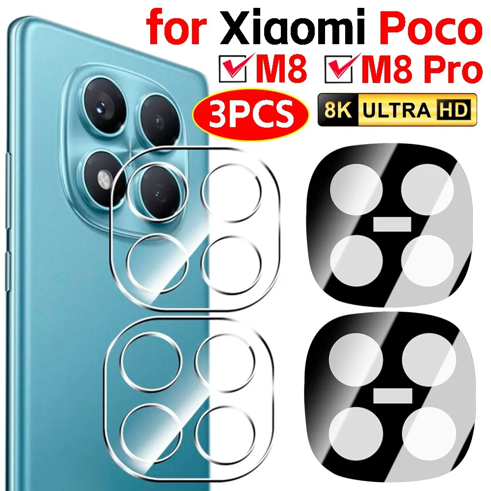 

1-3 шт. защитная пленка из закаленного стекла для камеры Xiaomi Mi Poco M8/M8 Pro HD, защитная пленка для объектива с защитой от царапин для Xiaomi Mi Poco M8