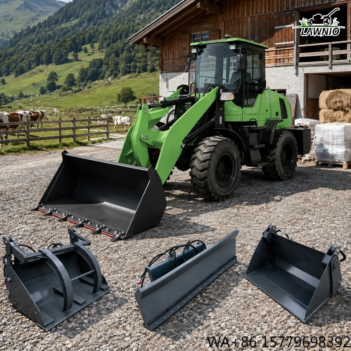 Professional Technical Support  Wheel Loader  Optional Air Conditioned Cab Durable Road Maintenance  Loader