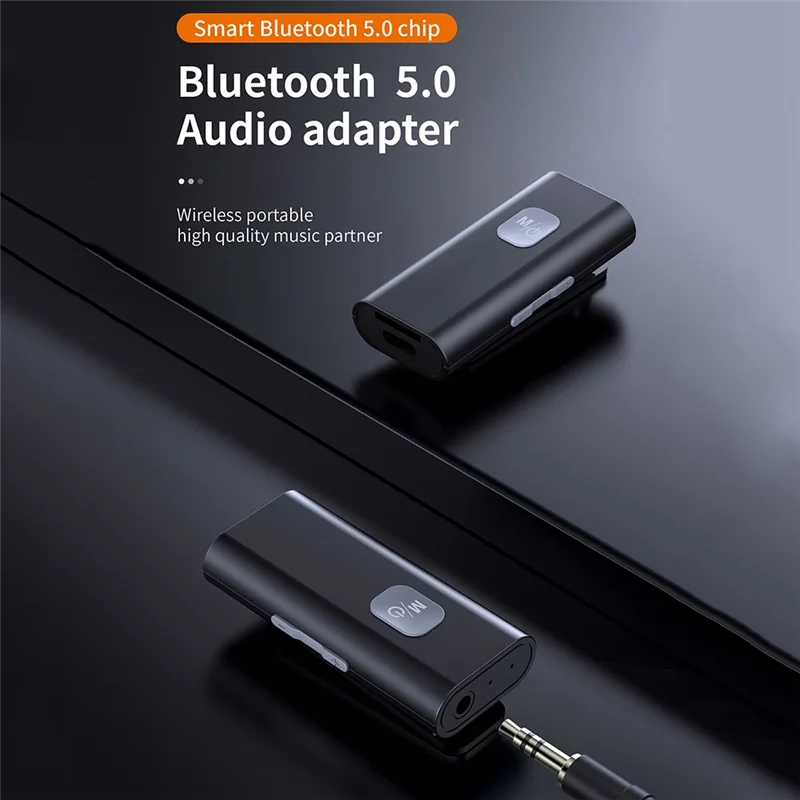 Samochodowy odbiornik audio Bluetooth Zestaw głośnomówiący Bezprzewodowy adapter Bluetooth 5.0 Obsługa czytnika kart TF do słuchawek samochodowych Speakr