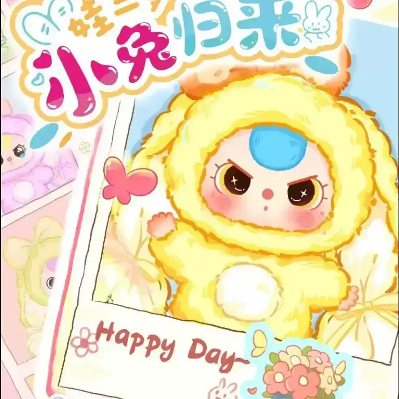 

New Baby Three Little Rabbit Returns Series Blind Box Mystery Box Cute Doll Vinyl Face Pendant Decoration Girl Birthday Gift Toy