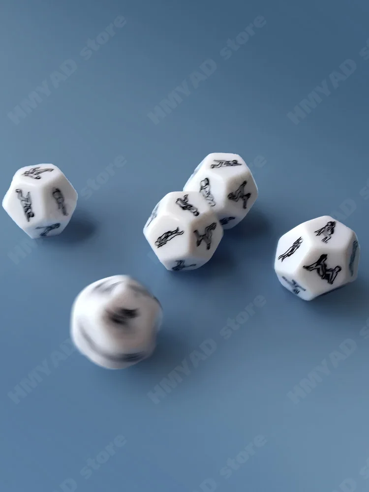 نرد جنسي 12 وجهًا للأزواج – 12 وضعًا حميميًا، توصيل سري وتغليف سري هدايا عيد زواج