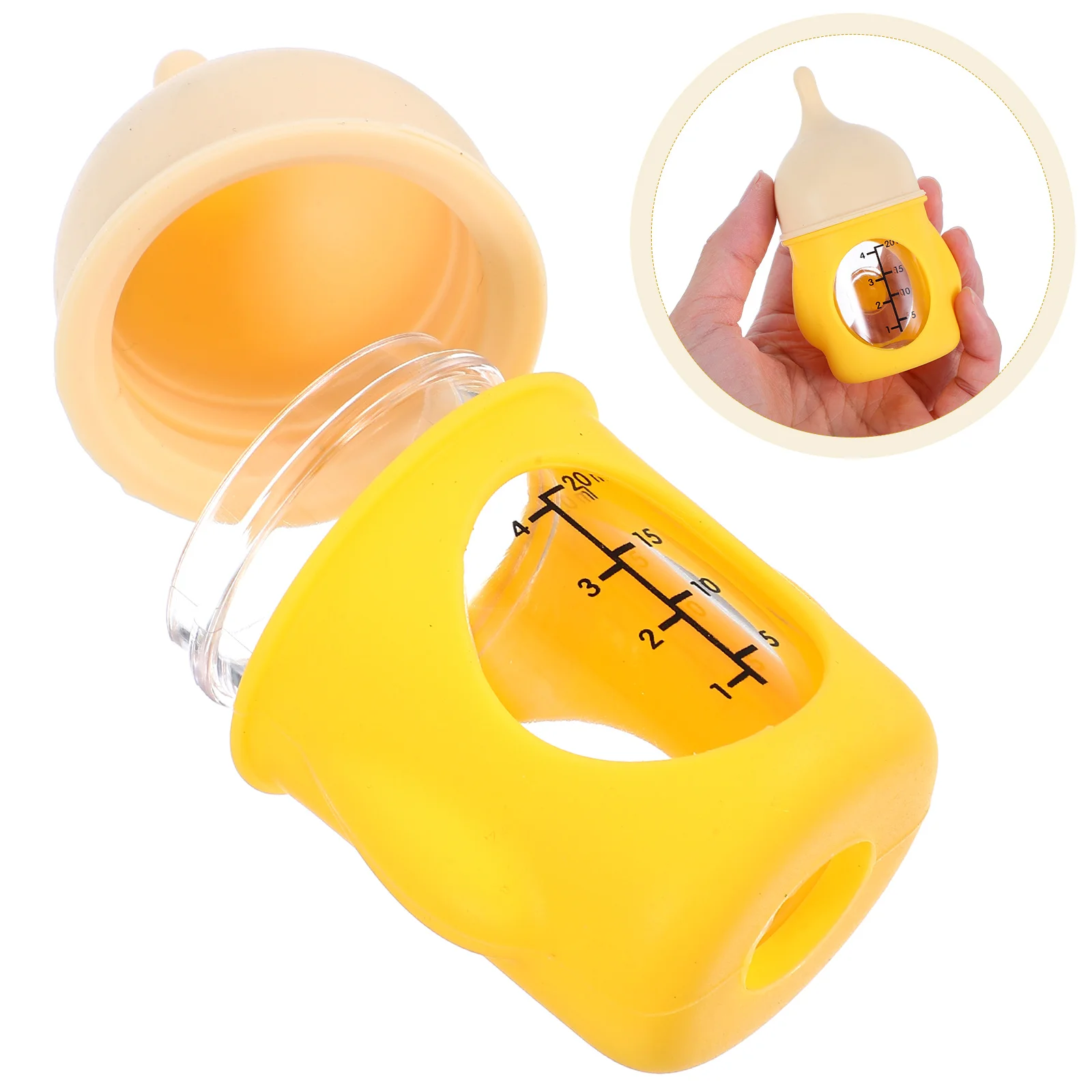 

Pet Nursing Bottle Reusable Silicone 20ml Capacity Anti-Choking Newborn Kitten Puppy Feeding Bottle Kitten Milk Feeder Puppy