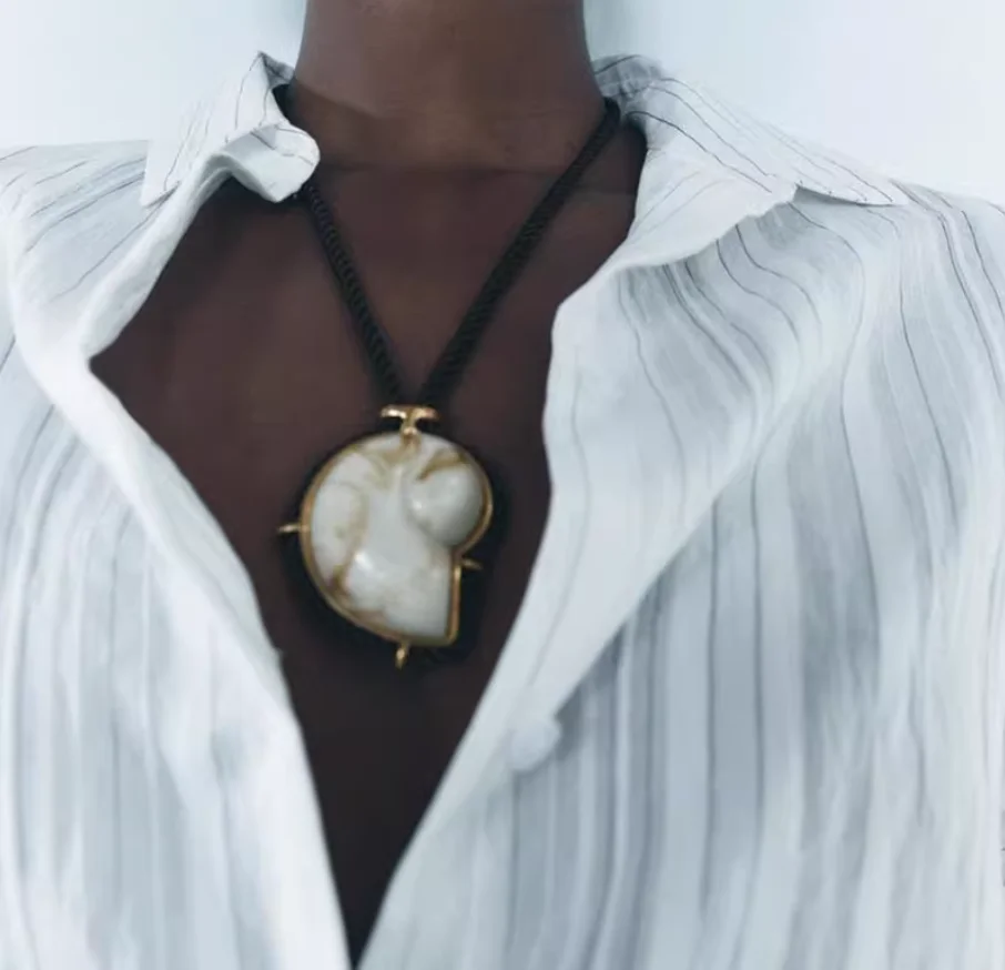 

Оригинальный европейский и американский дизайн, ожерелье в стиле пляжного отдыха с раковиной