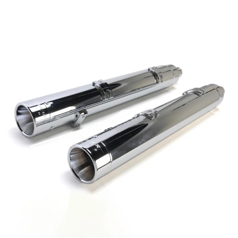 

Long tail section exhaust cylinder, plated rear section moto accesssoires equipement