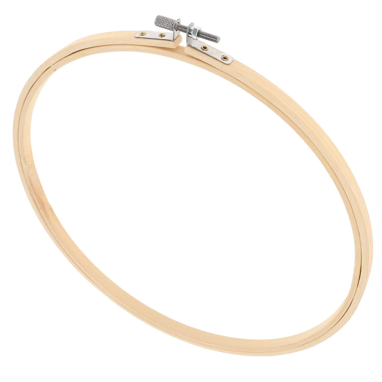 1개 26cm 대나무 자수 후프 세트 직물 페인팅 바늘 예술 공예 프로젝트 DIY 재봉 도구용