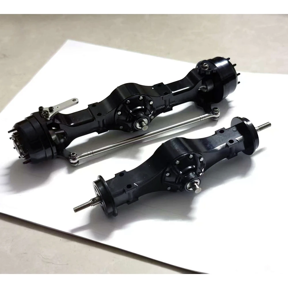 

Металлическая интегрированная передняя и задняя сквозная ось с замком дифференциала для радиоуправляемого грузовика Tamiya 1/14 SCANIA 770S VOLVO Benz ACTROS 3363 MAN