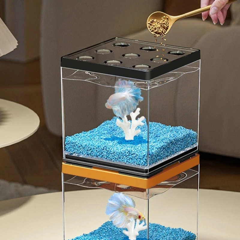 Desktop Betta Tank Small Lands - Aquarium Fish In Bowl review and price
