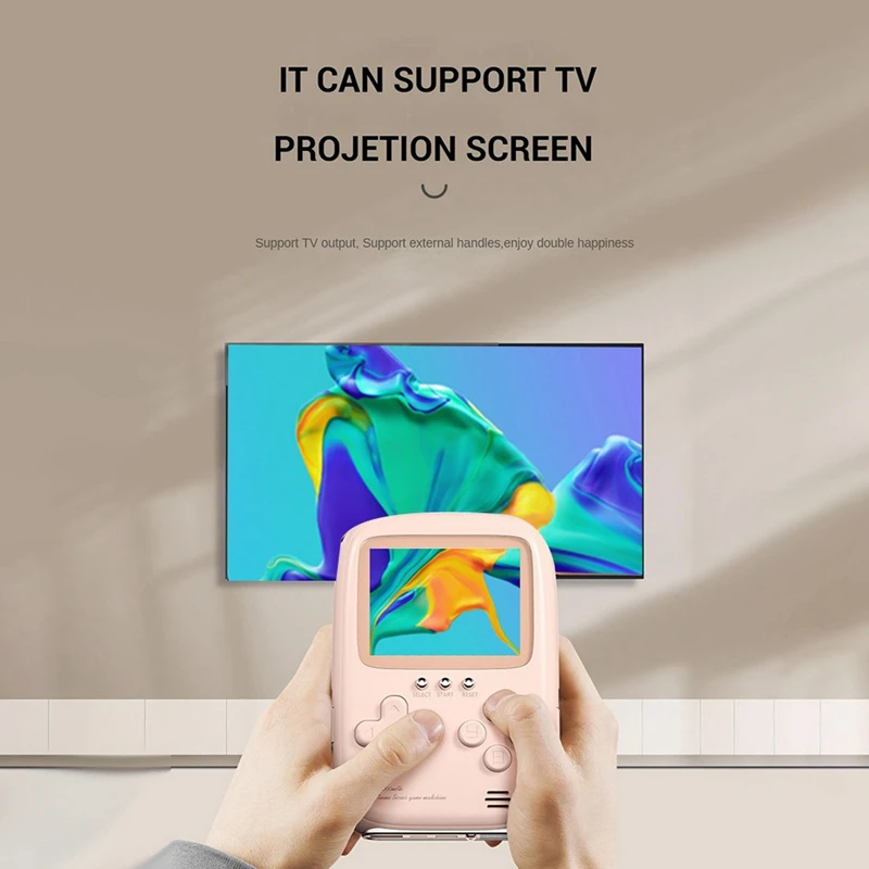 Handheld Retro Game Console 2-In-1 Power Bank 10000 Mah With Two-Wire Charging Nostalgic Retro Childhood Games C