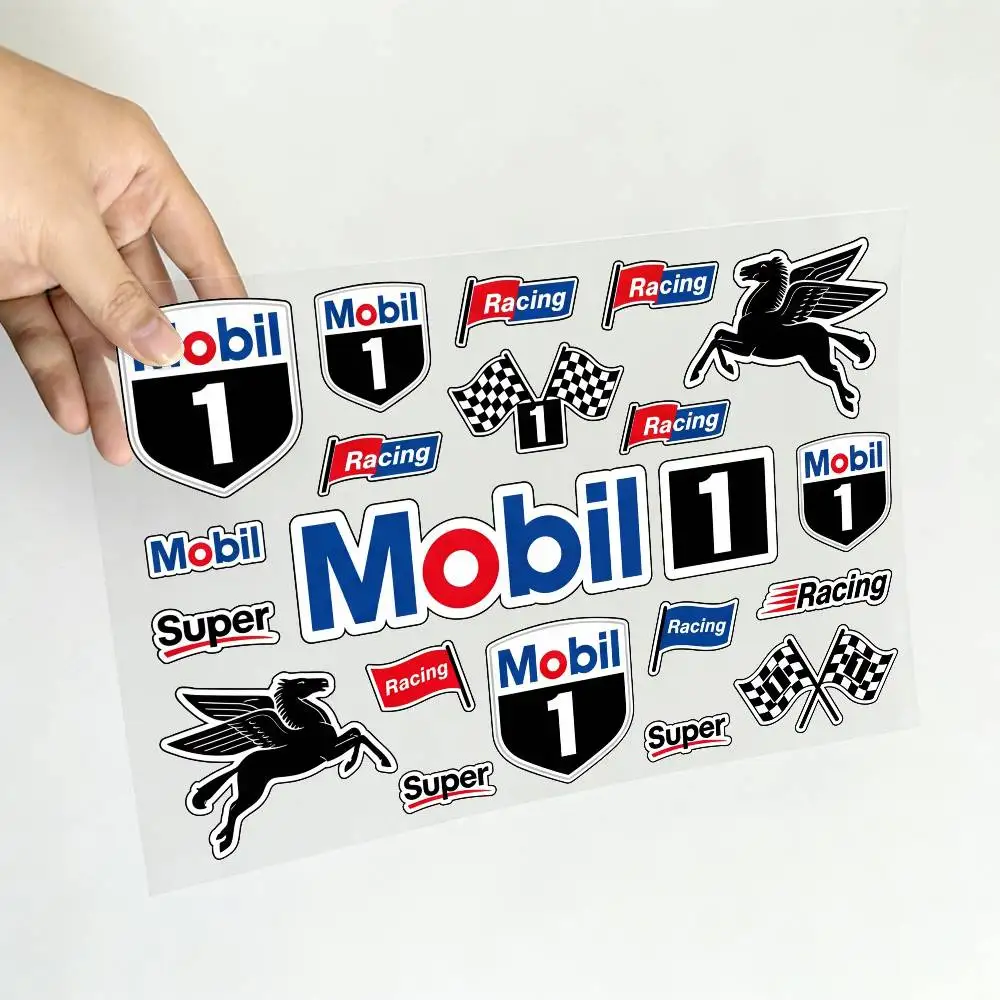 FOR MOBIL Long Lasting Waterproof Reflective Sticker Scratch Conceal Fit Motorcycle Car Helmet Fridge Decals