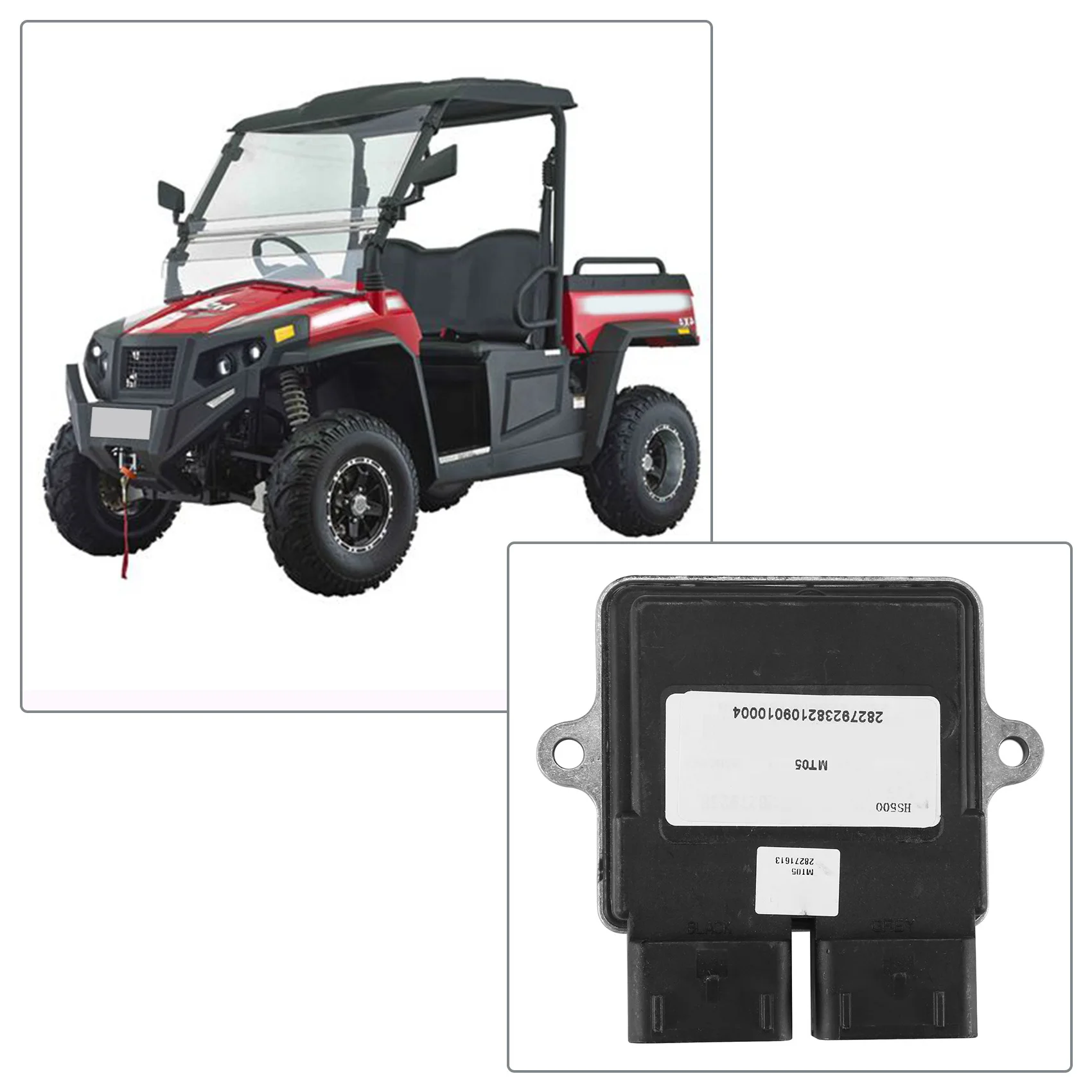 ATV UTV ECU EFI صندوق التحكم لـ HISUN 500 ATV UTV قطع الغيار HS CODE 39200-J00000-0000 ERP CODE PJ 00000392000000