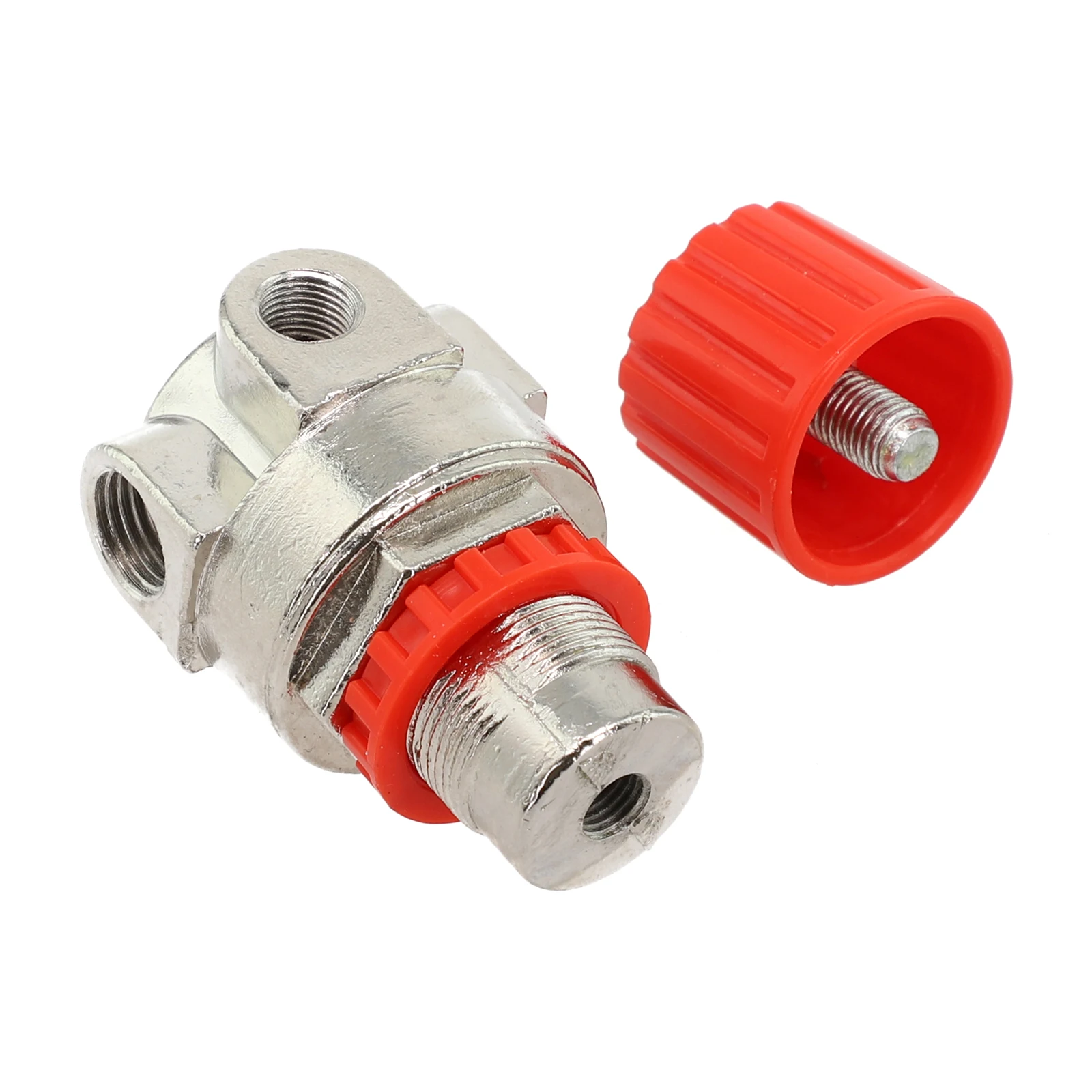 

Valve 3-Holes For Air Compressor Accessories 7x4x4cm Pressure Regulating Valve High Accuracy Power Tools Replacement Parts