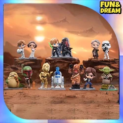 Disney Pop Mart Star Wars Blind Box Yoda Luke Skywalker Darth Vader Cute Toy Stars Wars Random Box Decoration Christmas Free Gif