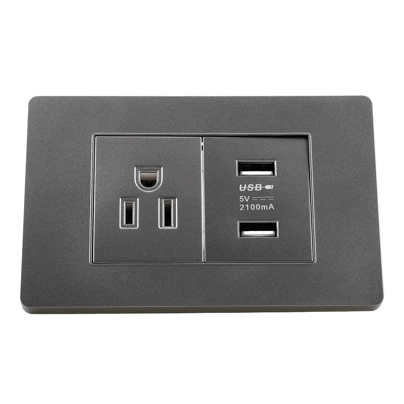 

Household Wall Socket with Us Plug Professional Manufacturing Technology Easy to Clean Multi-Use Power Outlet for Office Room