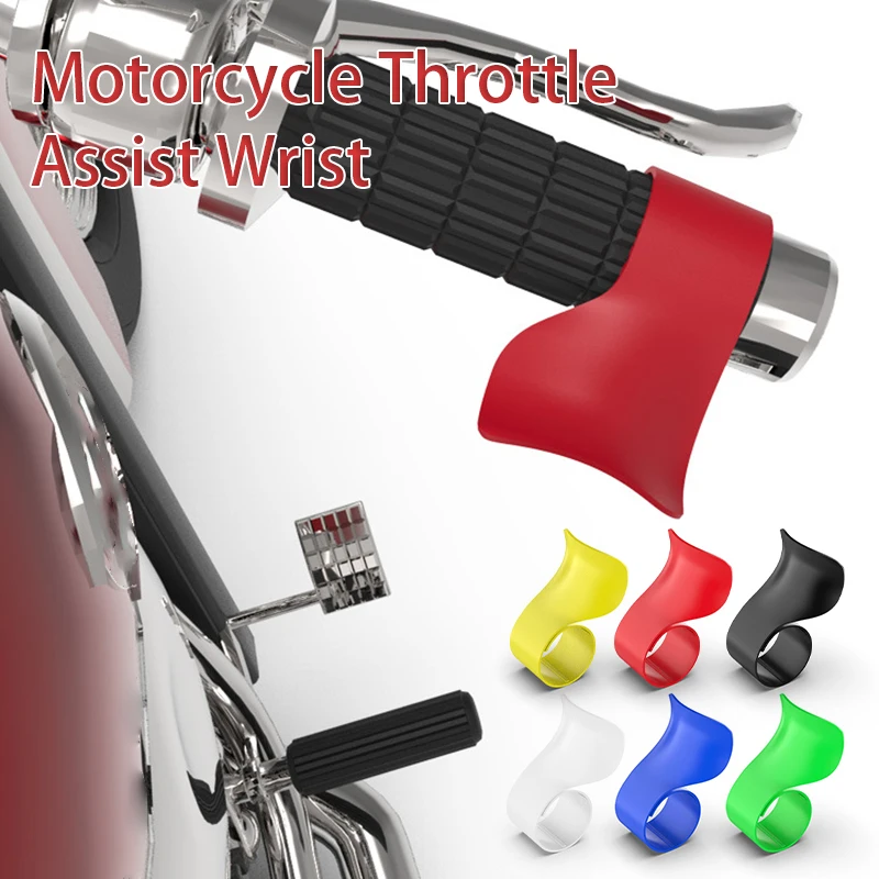 New 1Pcs Motorcycle E-Bike Universal Grip Throttle Assist Control Handlebar Booster Grip for Honda Yamaha Motorcycle Accessories