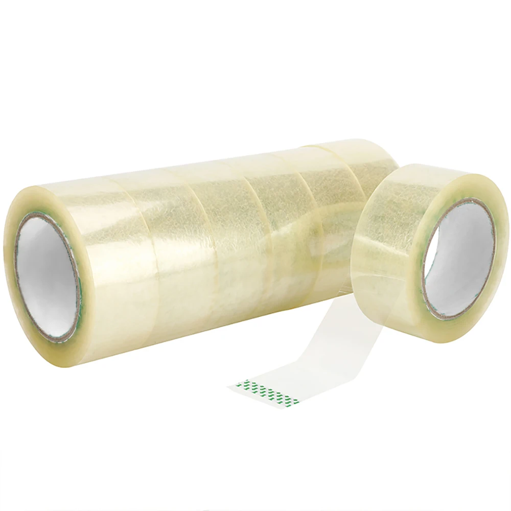 Transparent Packaging Tape High Viscosity Large Roll Sealing Packing Tape Daily Office Handmade Household Clear Adhesive Tape