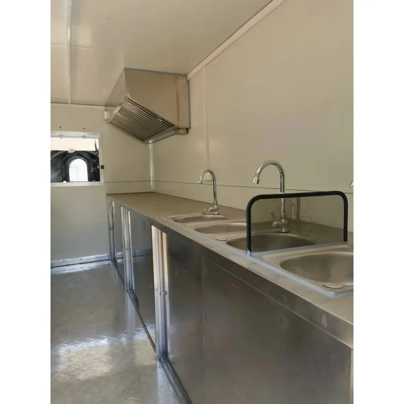 هوت دوج بيتزا القهوة الآيس كريم مقطورة الغذاء المتنقلة المطبخ سريع الحركة الوجبات السريعة مقطورة الغذاء مركبة للبيع