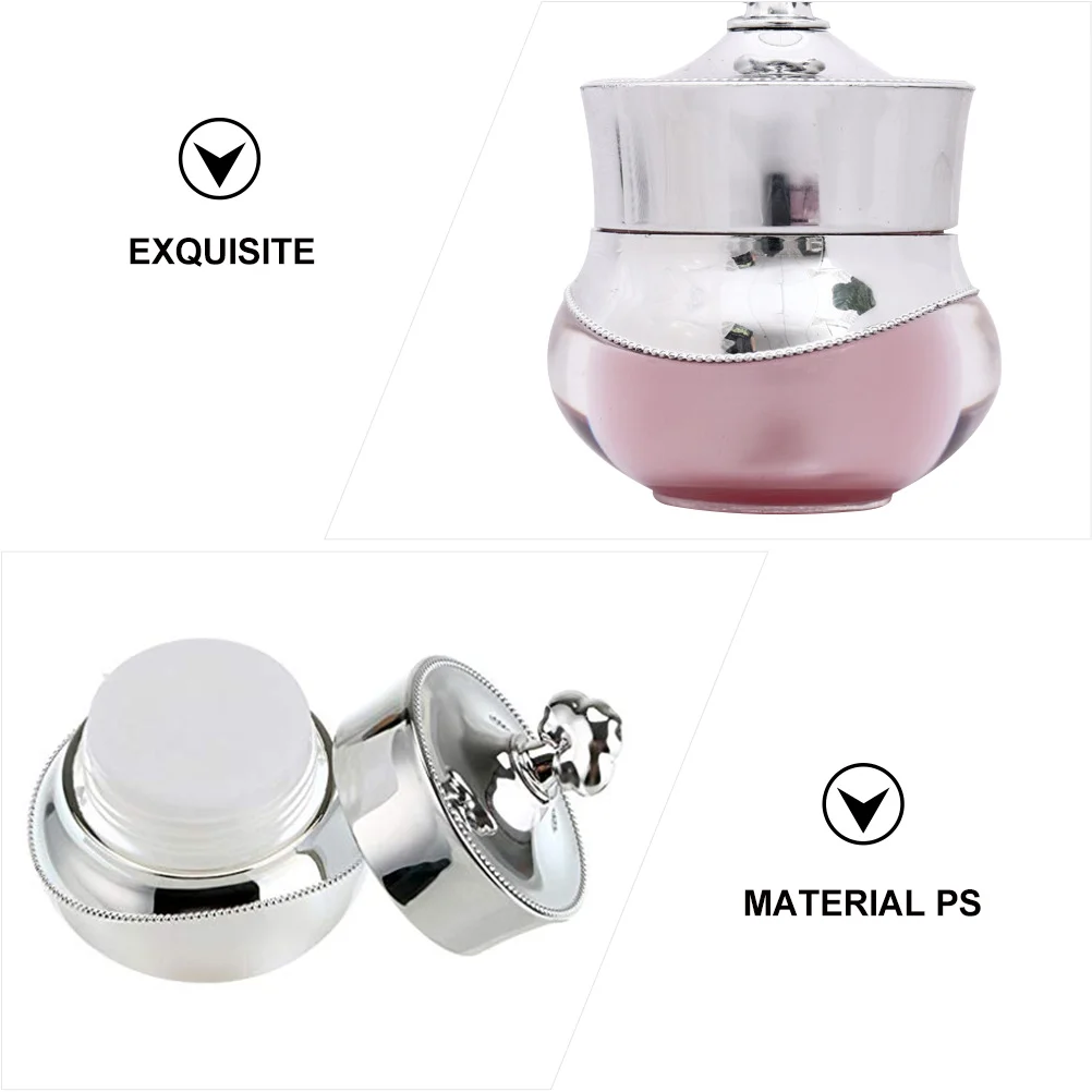 3pcs 5G Face Jars Leak-Proof Travel Bottle For Eye Cream Lipstick Powder Portable Storage Empty Cream Bottles