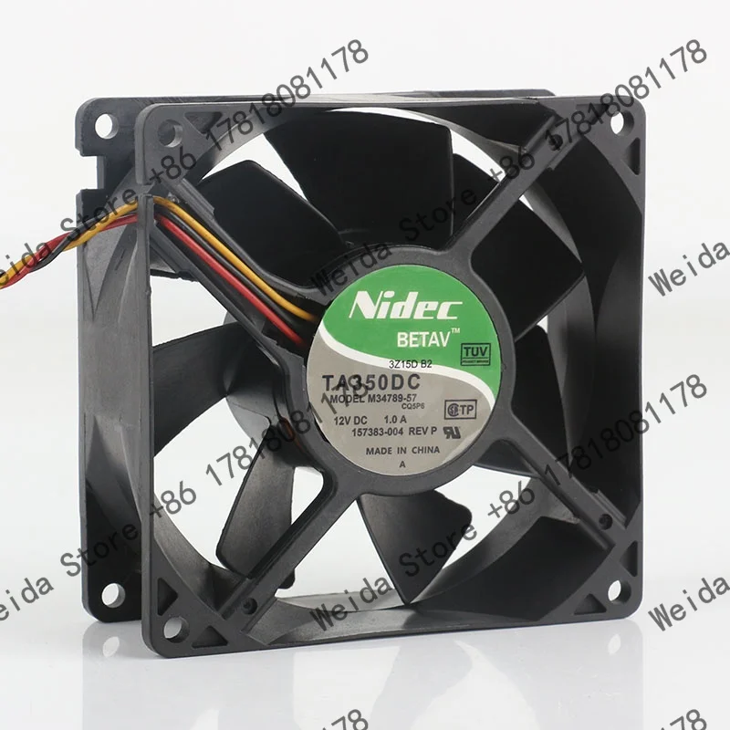 Original NIDEC 9038 9CM M34789-57 9038 12 1.0A large air volume cooling fan for chassis