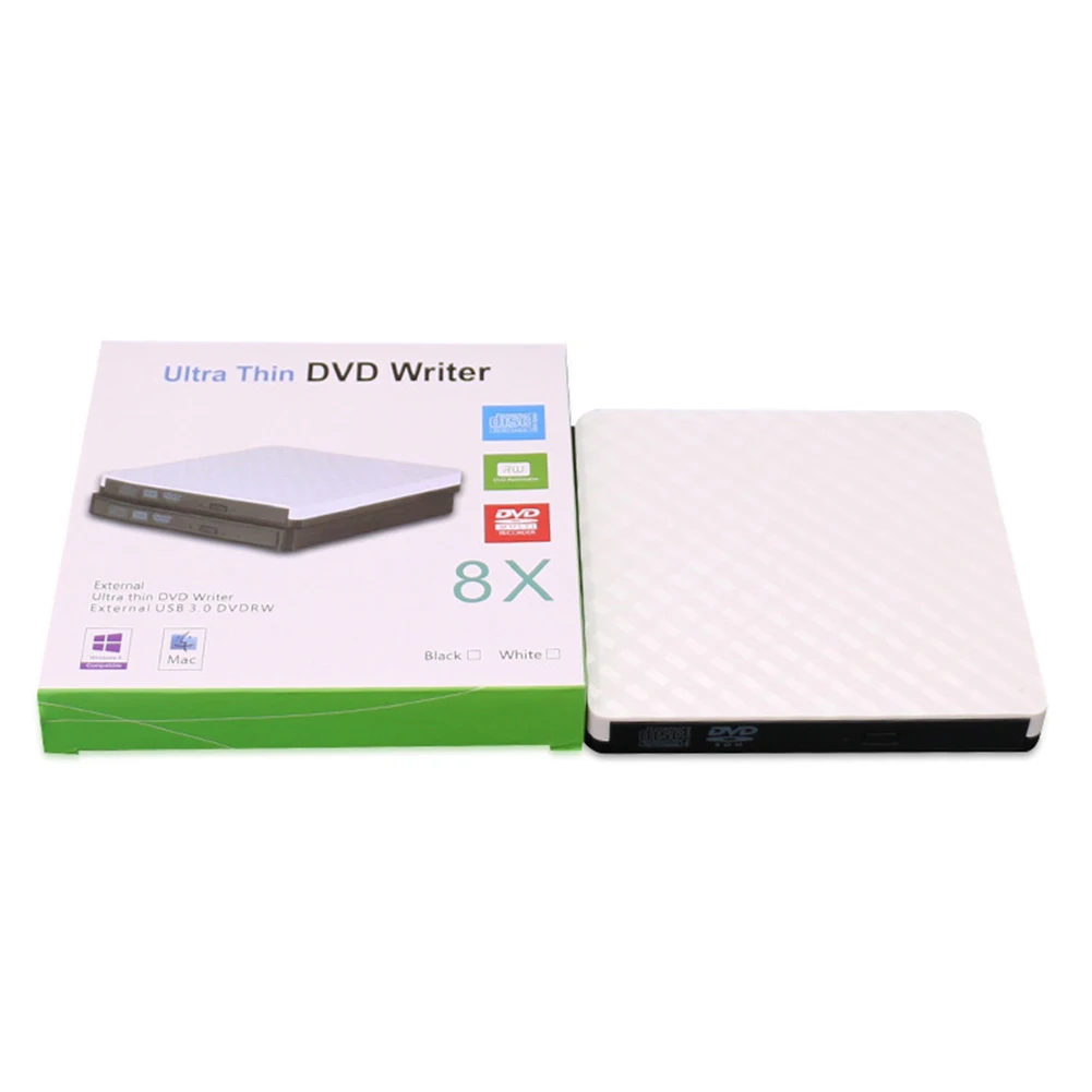 

USB 3.0 External DVD RW Burner High Speed Transfer Optical Disk Drive DVD Recorder Portable Optical Drive for Laptop PC Desktop