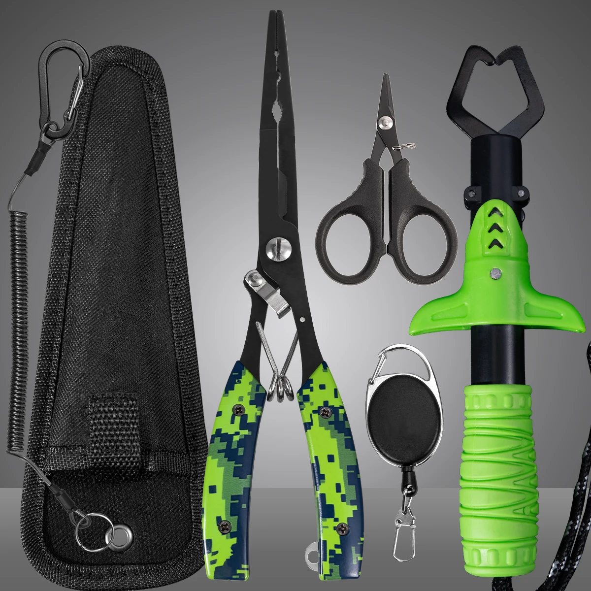 

Функциональные рыболовные плоскогубцы из нержавеющей стали, кусачки, съемник крючков, антикоррозийное покрытие, рыболовные инструменты.