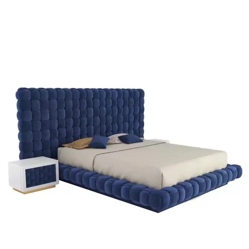 

Italy 3m queen bed, oversized master bedroom, large bed, modern light luxury bedroom, double bed, home use