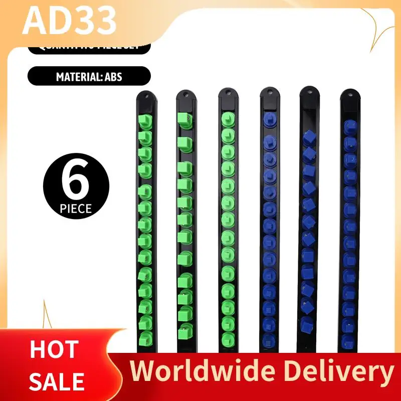 

Лучшие предложения Сверхмощный 6-компонентный органайзер для розеток из АБС-пластика с приводными направляющими 1/2 дюйма, 3/8 дюйма, 1/4 дюйма для организации инструментов