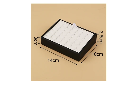 Jewelry Storage Box Gem Box V Groove Diamond Ring Face Bare Stone Color Treasure Bare Diamond Box Counter Sample Display Props