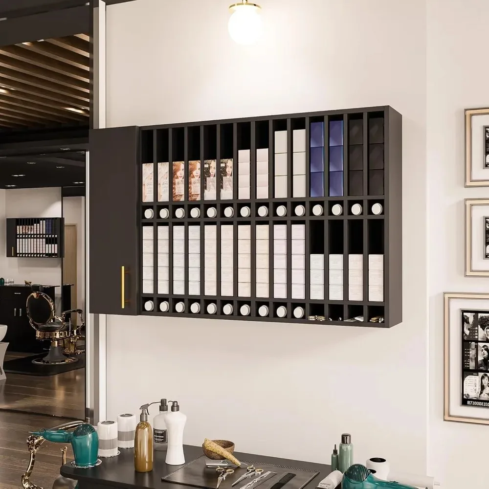 

Professional Salon Storage Rack with Adjustable Partitions | Scratch-Resistant