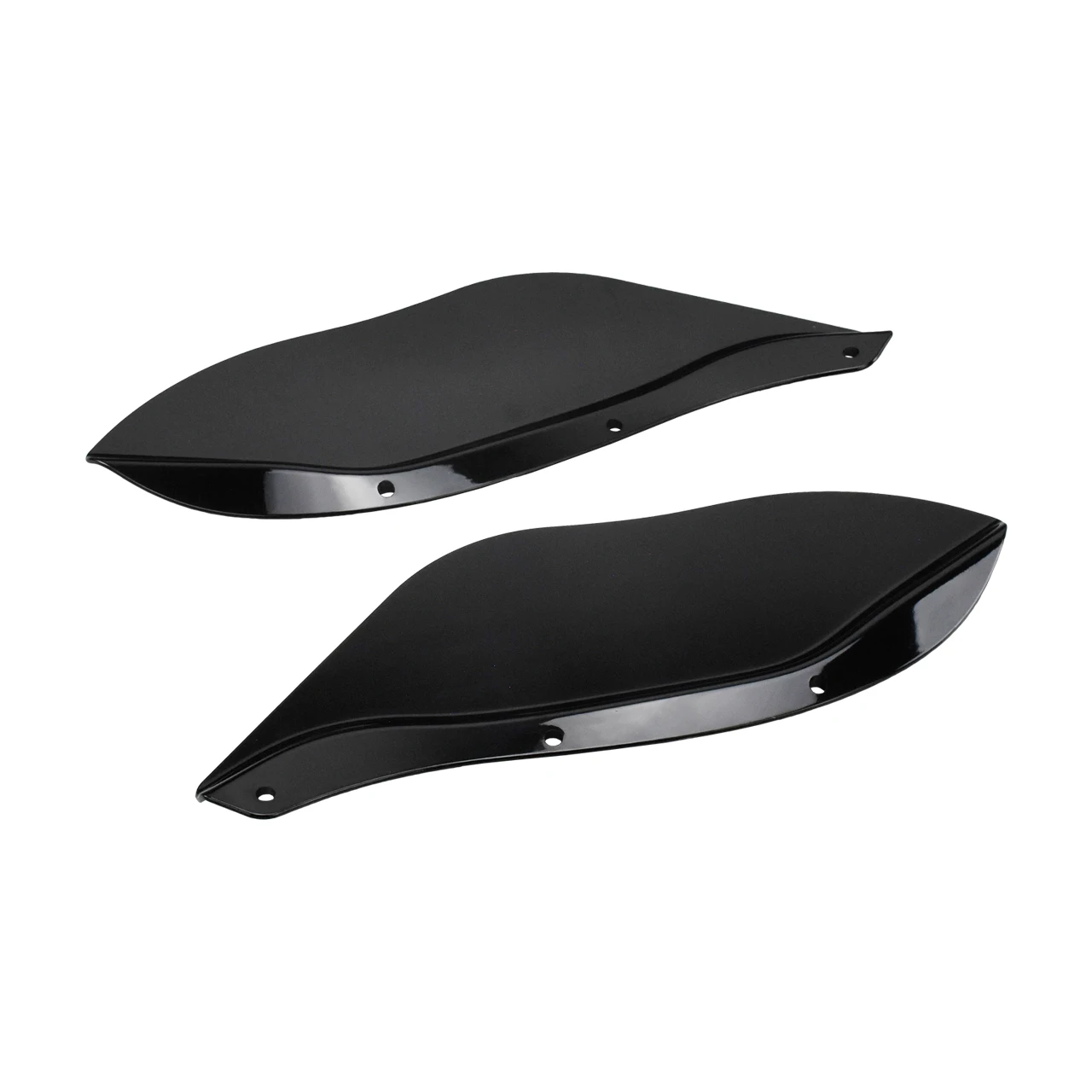 Motorcycle ABS Side Wing Windshield Air Deflector Upper Fairing Accent For Harley Touring Electra Street Glide FLHR 1996-2013