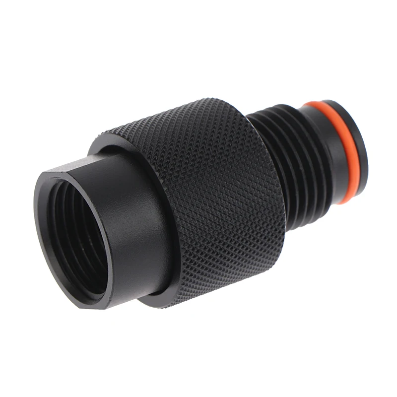New HPA Air Tank Regulator Valve Saver On/Off G1/2-14 Thread Pneumatic Control Connector Adaptor
