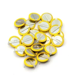 60PCS LIR2025 3.6V Rechargeable Button Cell Battery with 90 Degree Tabs for BMW Mini Cooper Remote Key FOB Remote Keys Battery