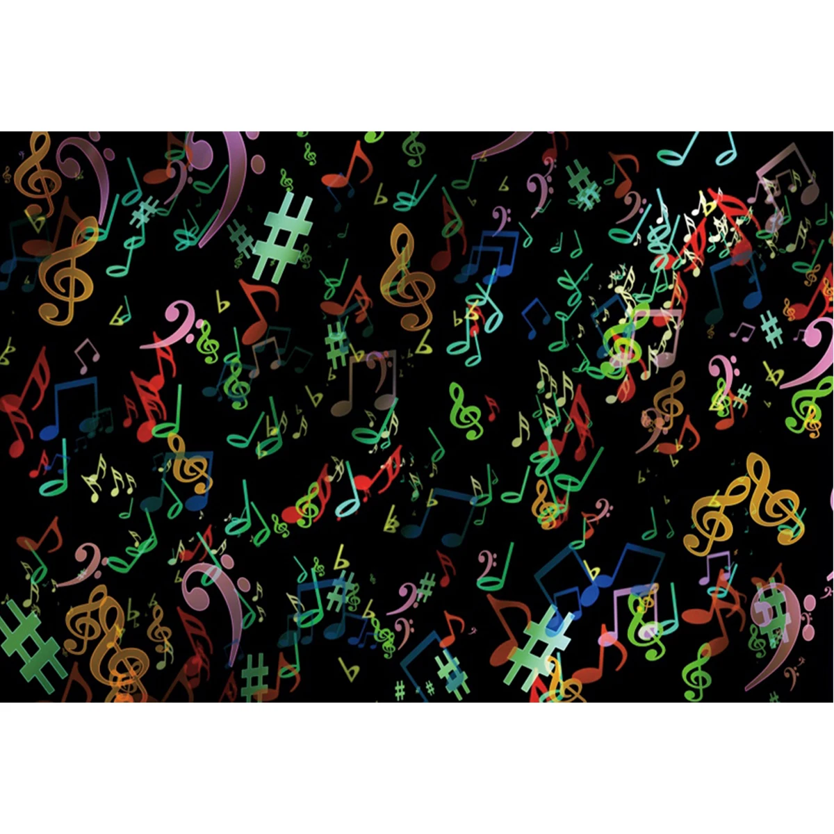 Music background Music party banner Birthday party background decoration photo shoot props